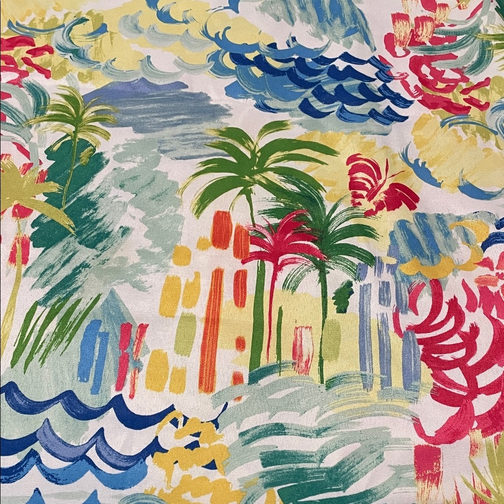 Tropical Tablecloth 59”x82”, like new